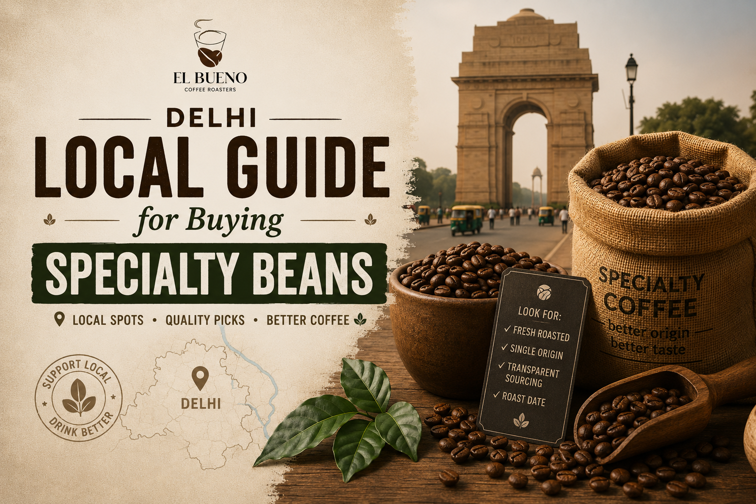 Delhi Local Guide for Buying Specialty Beans